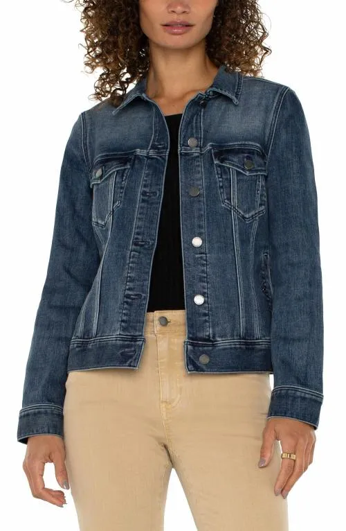 Women Jackets Liverpool Los Angeles Classic Jean Jacket Ponderay