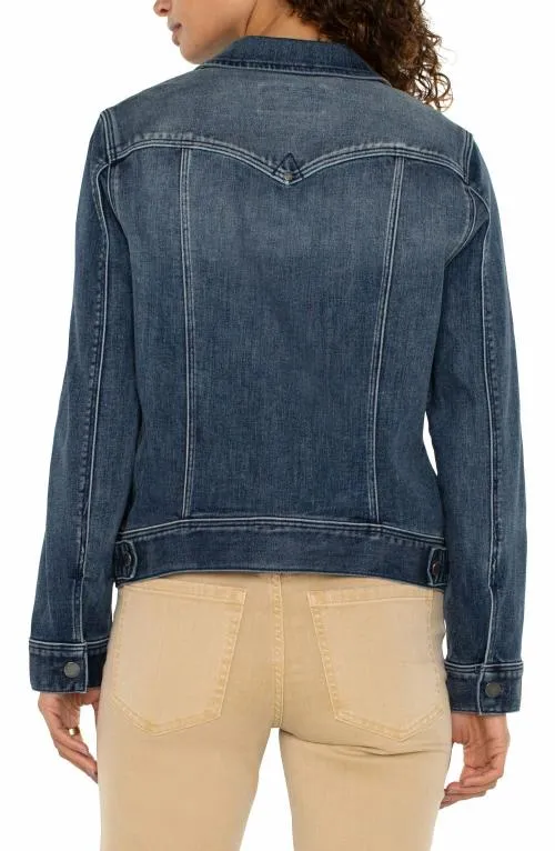 Women Jackets Liverpool Los Angeles Classic Jean Jacket Ponderay