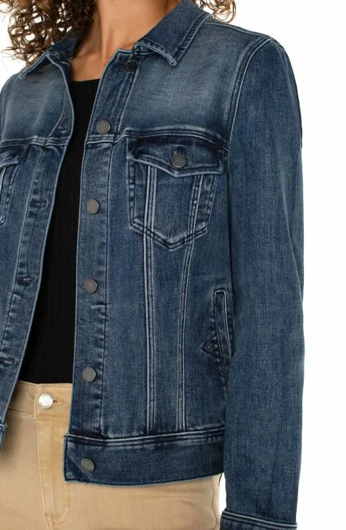 Women Jackets Liverpool Los Angeles Classic Jean Jacket Ponderay