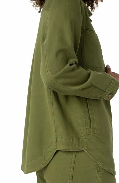 Women Jackets Liverpool Los Angeles Shirt Jacket Hemlock