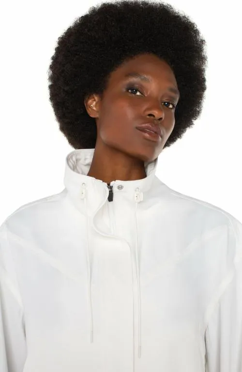 Women Jackets Liverpool Los Angeles Zip Up Dolman Jacket Porcelain