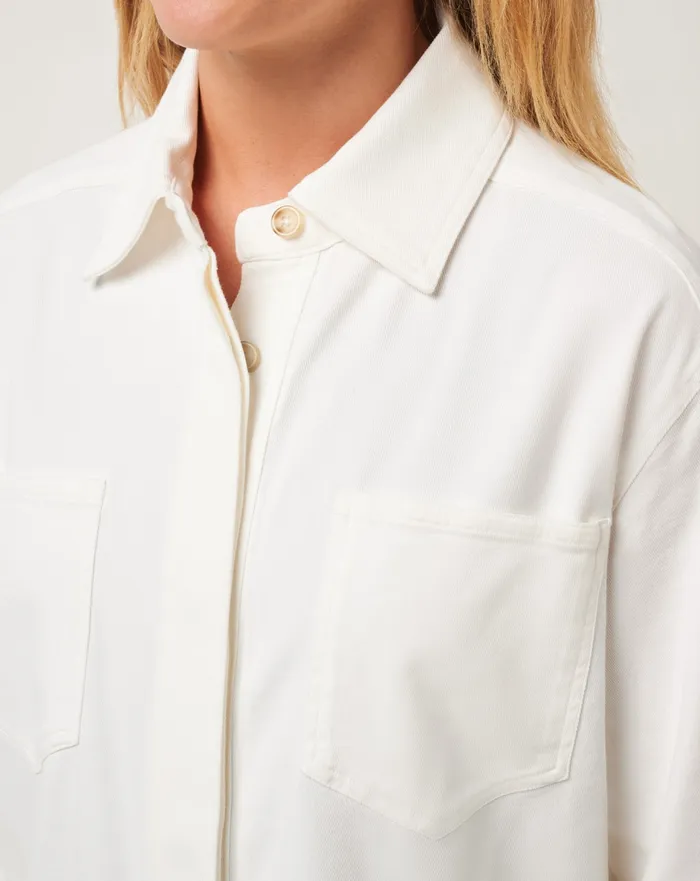 Women Jackets TravisMathew EVERYDAY BUTTON DOWN White