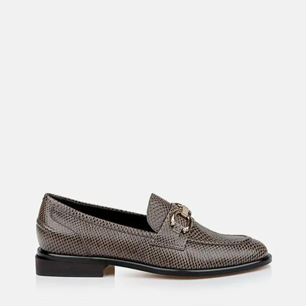 Women JAEL Snakeeffect Stone Clergerie Flats