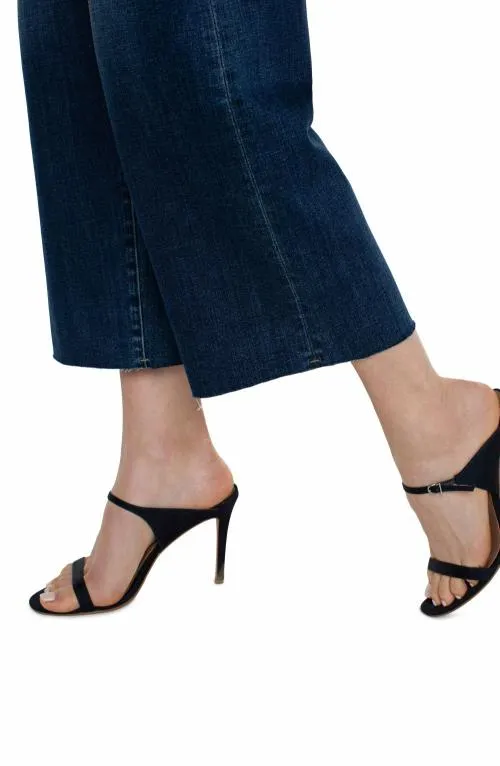 Women Jeans Liverpool Los Angeles Stride Hirise With Cut Hem Bowers