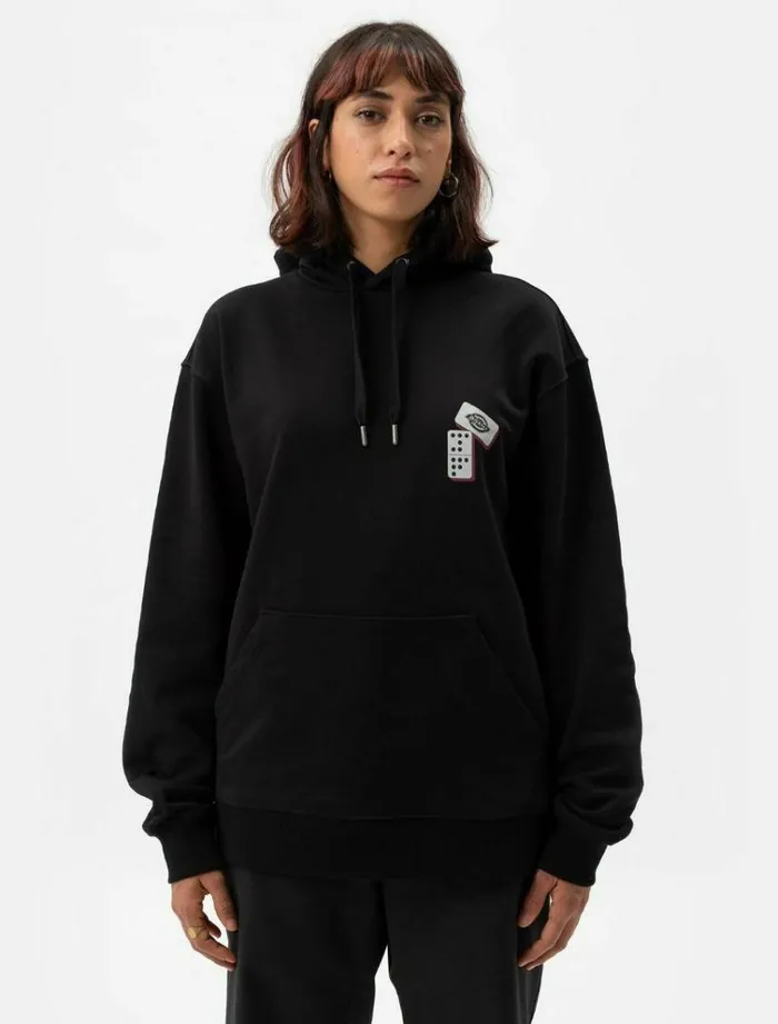 Women Jumpers and Sweatshirts Dickies Jamie Foy Graphic Hoodie Black