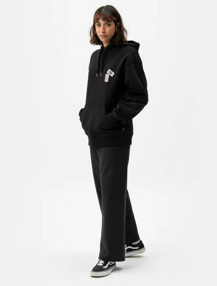 Women Jumpers and Sweatshirts Dickies Jamie Foy Graphic Hoodie Black