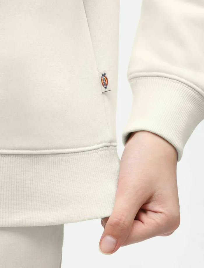 Women Jumpers and Sweatshirts Dickies Oakport High Neck Sweatshirt Ecru