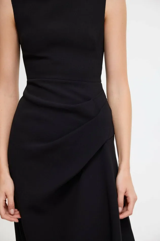 Women KEMPSEY MIDI DRESS Black Acler Sale