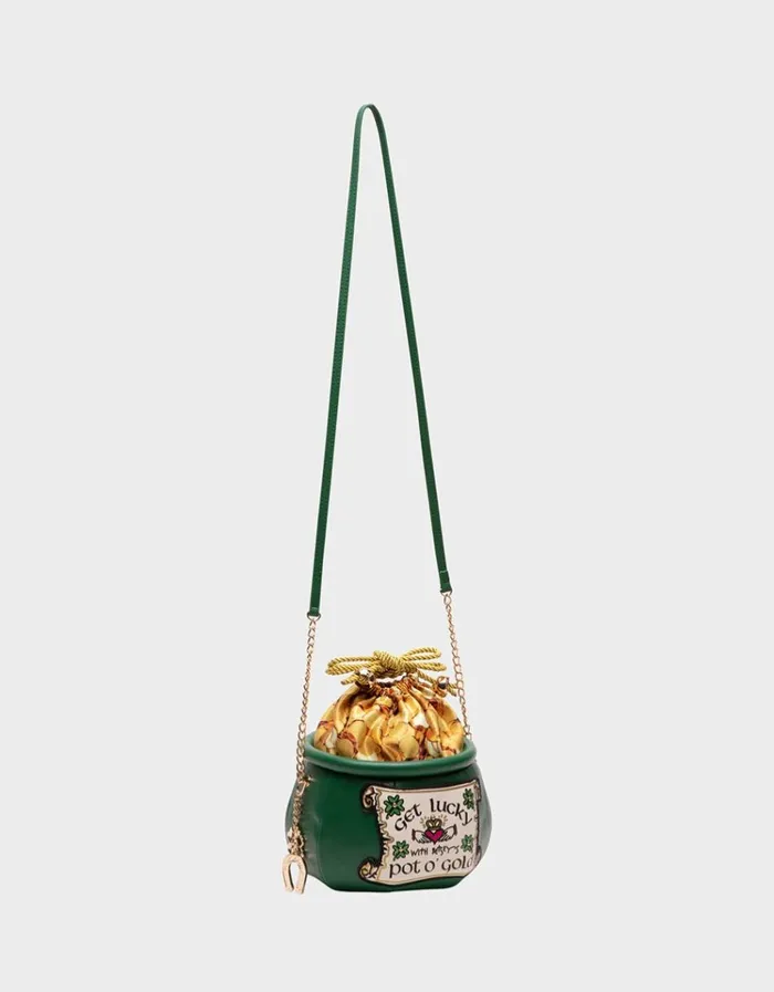 Women KITSCH GET LUCKY CROSSBODY GREEN Betsey Johnson Women KITSCH GET LUCKY CROSSBODY GREEN Betsey Johnson