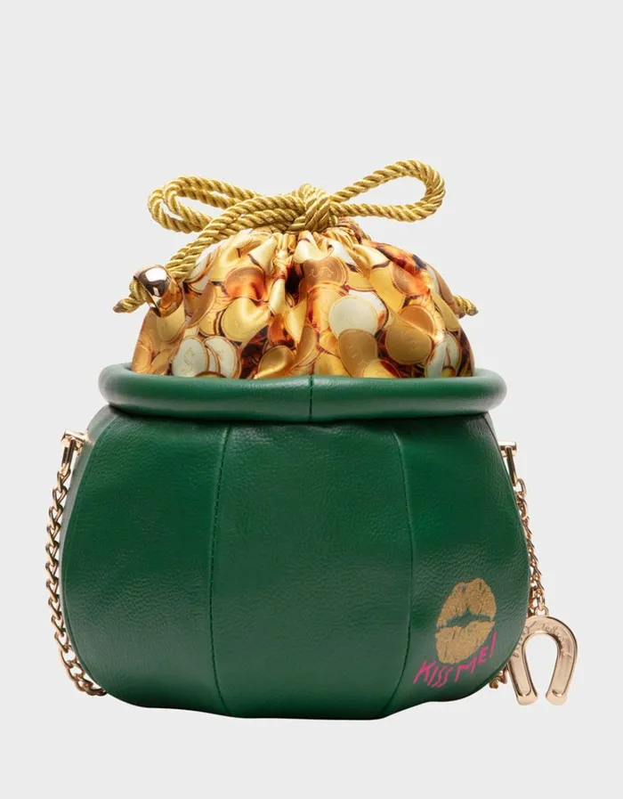 Women KITSCH GET LUCKY CROSSBODY GREEN Betsey Johnson Women KITSCH GET LUCKY CROSSBODY GREEN Betsey Johnson