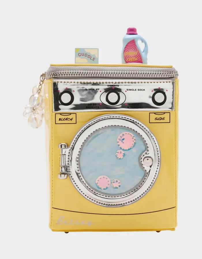 Women KITSCH SPIN ME CROSSBODY YELLOW Betsey Johnson