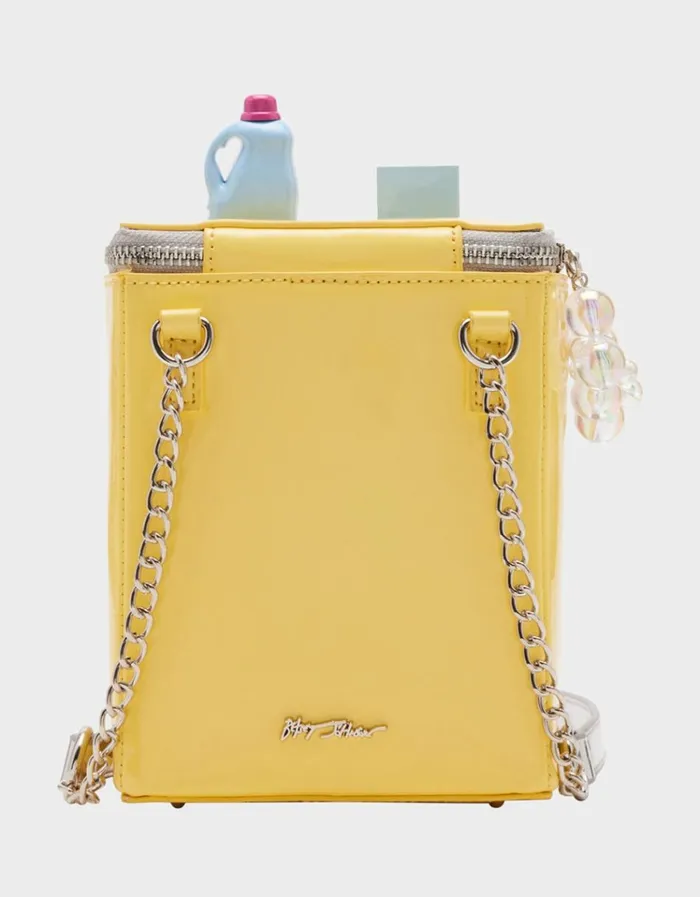 Women KITSCH SPIN ME CROSSBODY YELLOW Betsey Johnson Women KITSCH SPIN ME CROSSBODY YELLOW Betsey Johnson