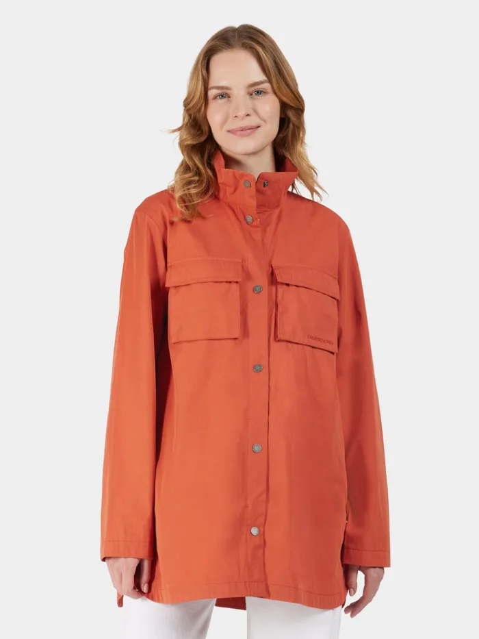 Women Lexie Jacket Brique Red Didriksons Spring Jackets
