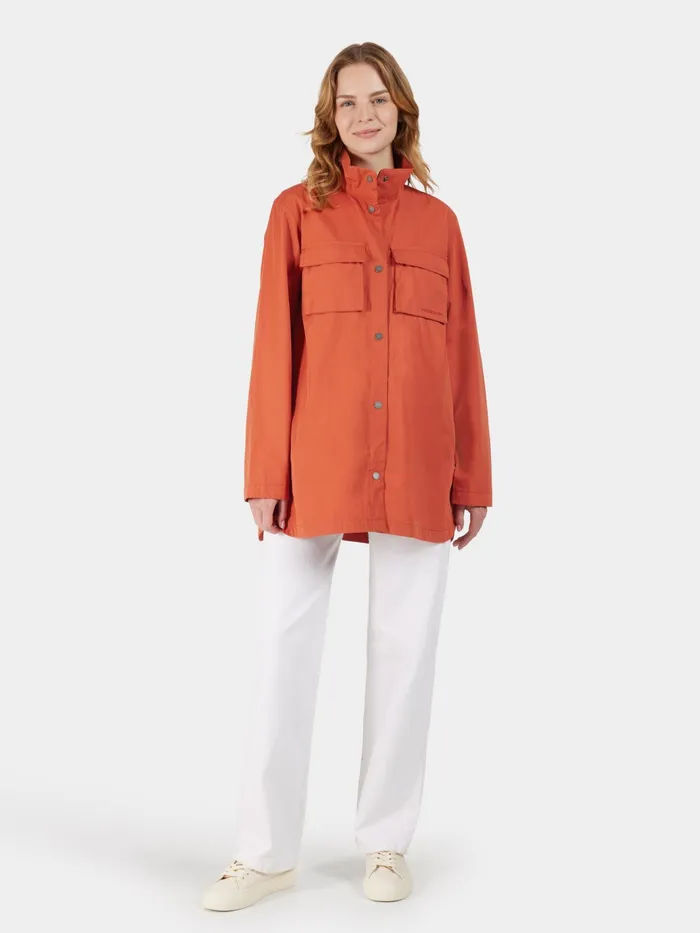 Women Lexie Jacket Brique Red Didriksons Spring Jackets