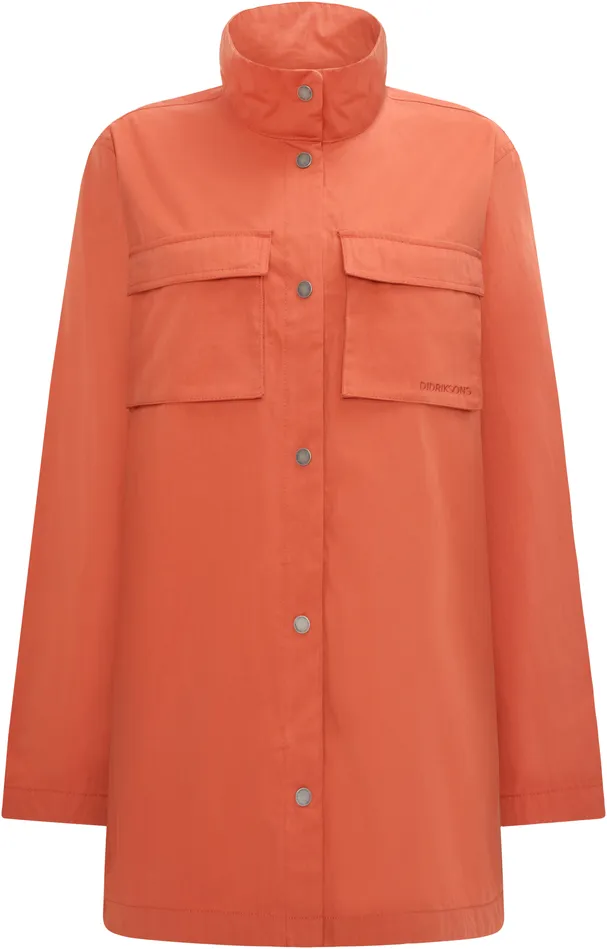 Women Lexie Jacket Brique Red Didriksons Spring Jackets