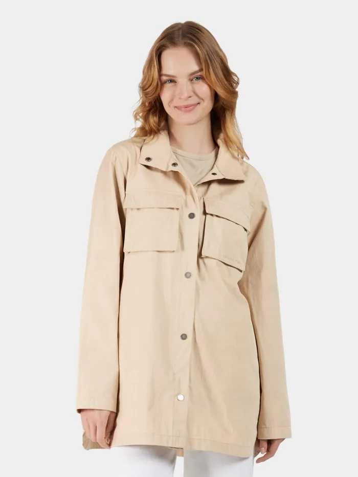 Women Lexie Jacket Clay Beige Didriksons Spring Jackets