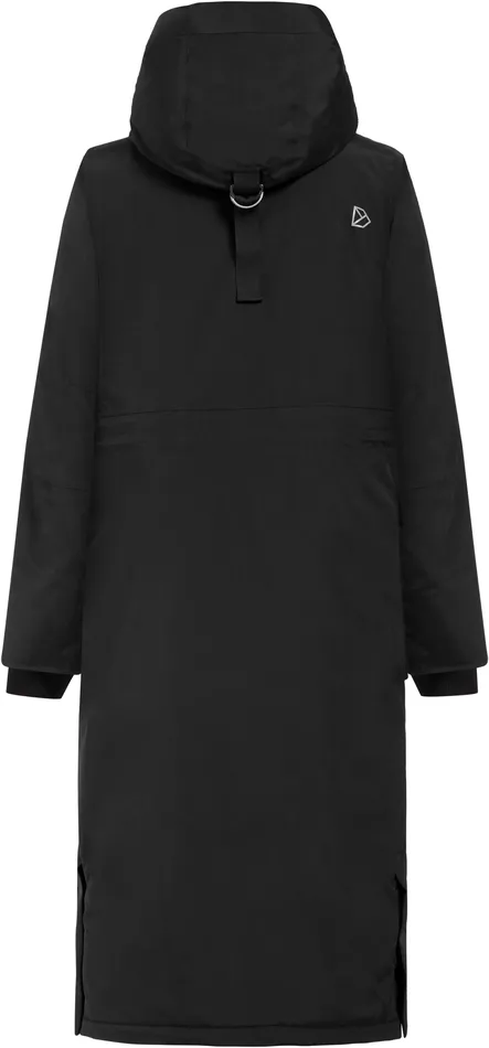 Women Leya Parka Long Black Didriksons Autumn Jackets