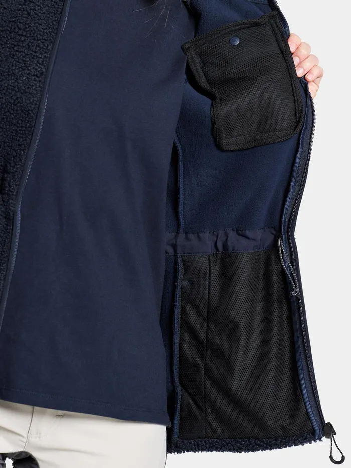 Women Libra Vest Dark Night Blue Didriksons Vests