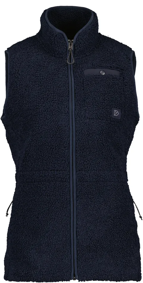 Women Libra Vest Dark Night Blue Didriksons Vests