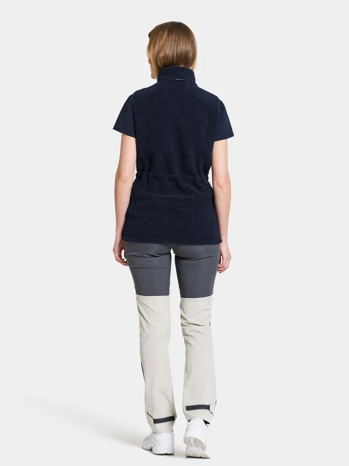 Women Libra Vest Dark Night Blue Didriksons Vests