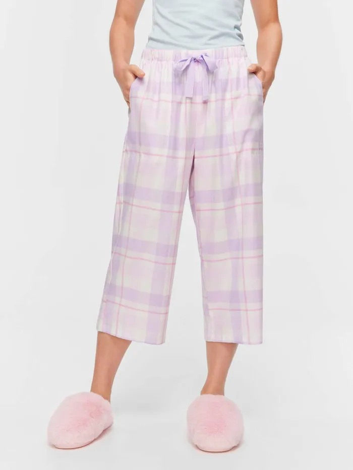 Women Lilac Check 34 Pj Pant Multi Peter Alexander Pants