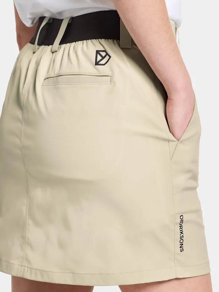 Women Liva Skirt Light Beige Didriksons Skirts