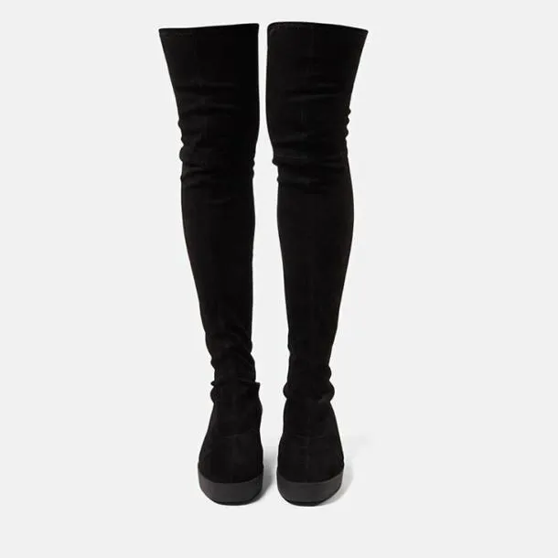 Women LORNA Suede Black Clergerie Boots and High Boots