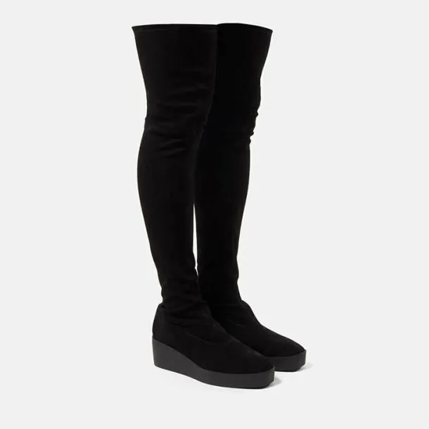 Women LORNA Suede Black Clergerie Boots and High Boots