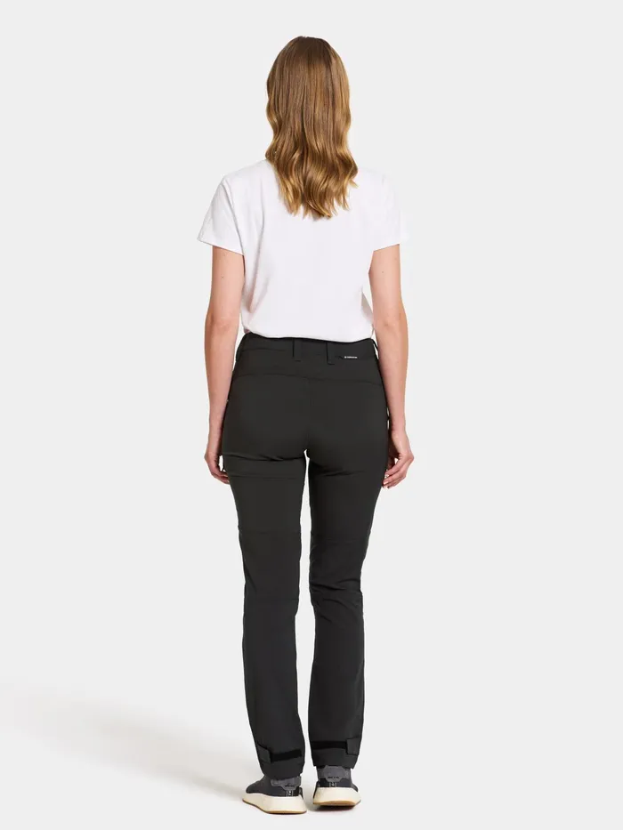 Women Lynx Pants Black Didriksons Walking Trousers