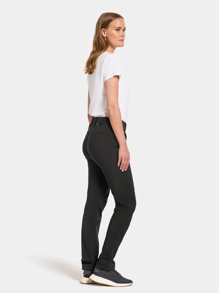 Women Lynx Pants Black Didriksons Walking Trousers