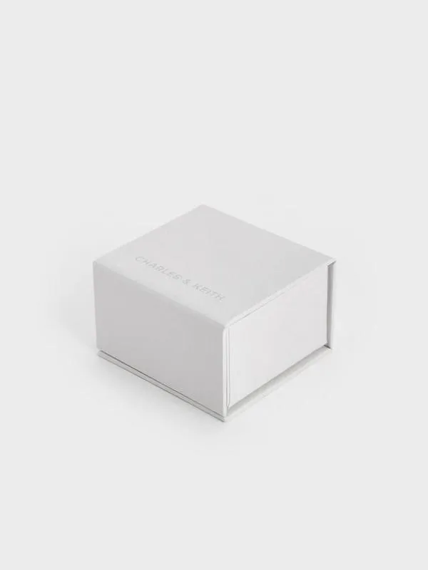 Women Malorie Crystal Heart Ring 8211 Silver CHARLES and KEITH Rings Women Malorie Crystal Heart Ring 8211 Silver CHARLES and KEITH Rings