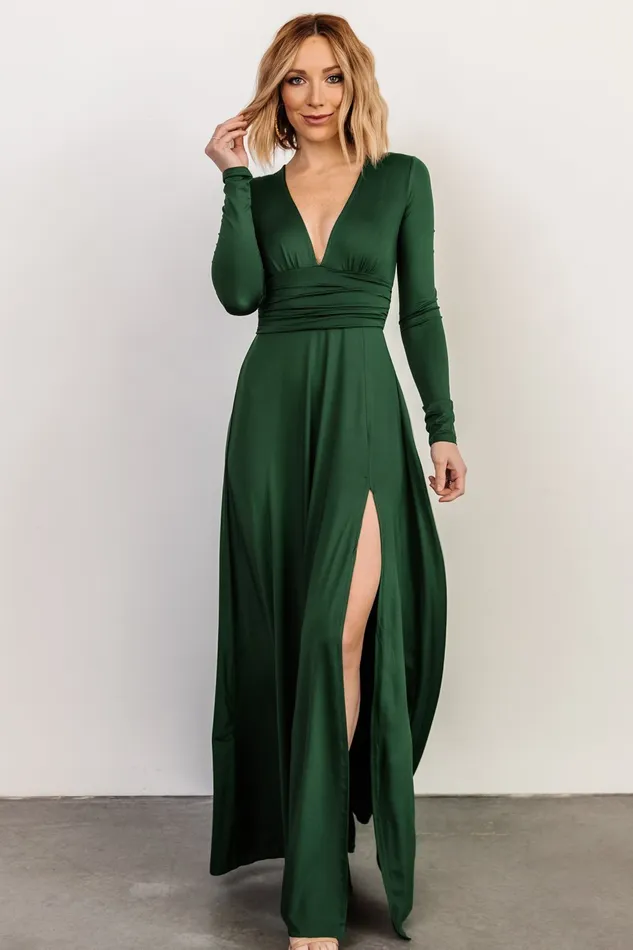 Women Maxi Dresses Baltic Born Arianna Maxi Dress Hunter Green