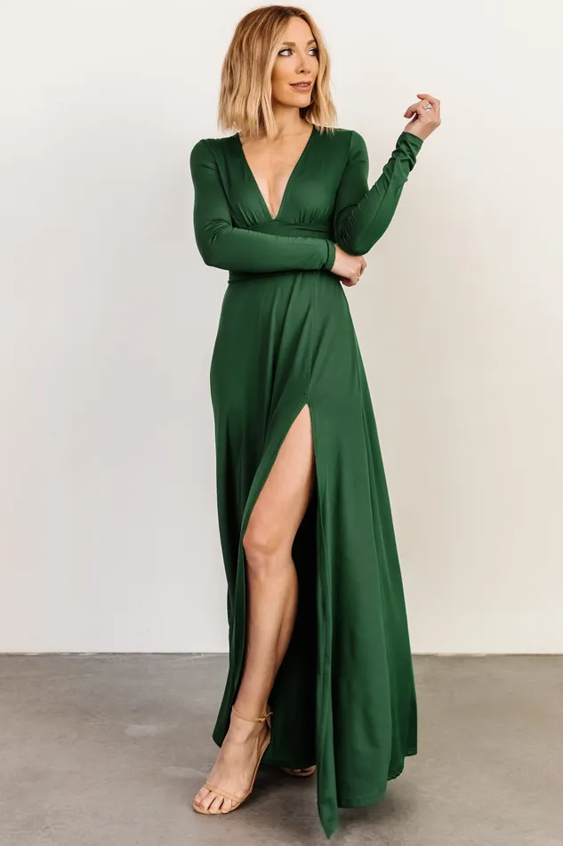 Women Maxi Dresses Baltic Born Arianna Maxi Dress Hunter Green