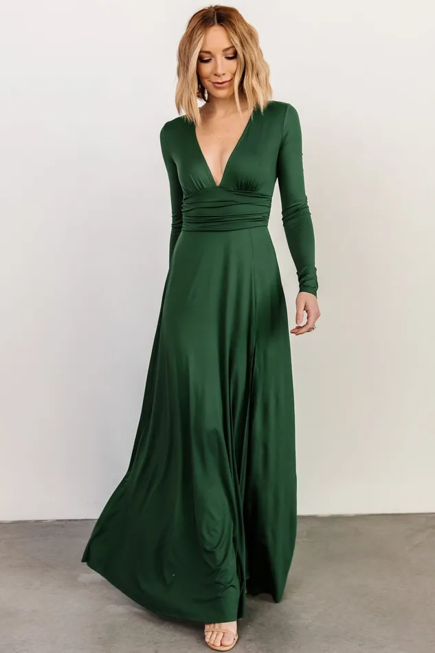 Women Maxi Dresses Baltic Born Arianna Maxi Dress Hunter Green