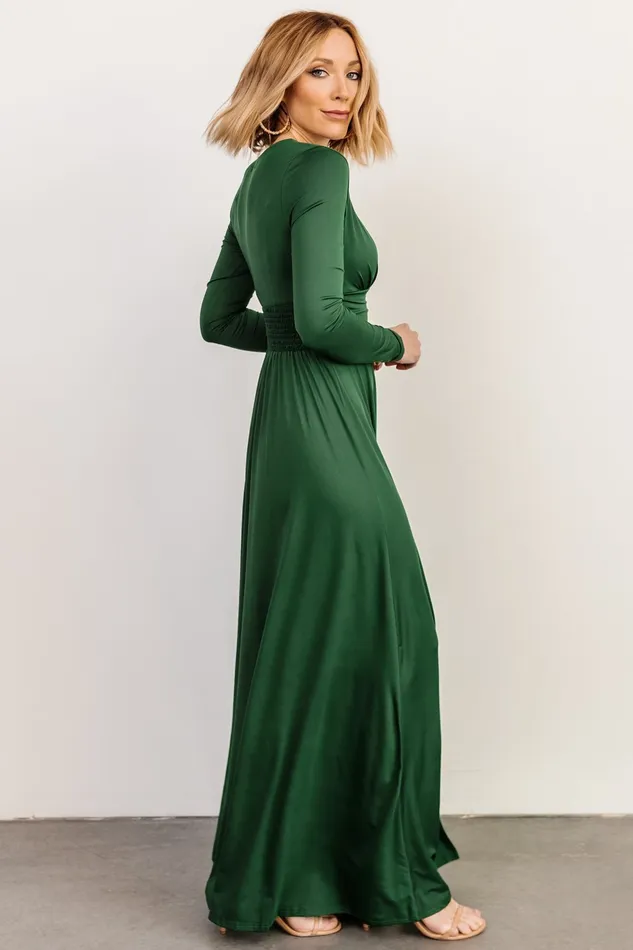 Women Maxi Dresses Baltic Born Arianna Maxi Dress Hunter Green