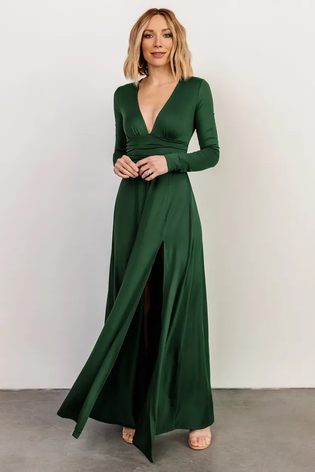 Women Maxi Dresses Baltic Born Arianna Maxi Dress Hunter Green