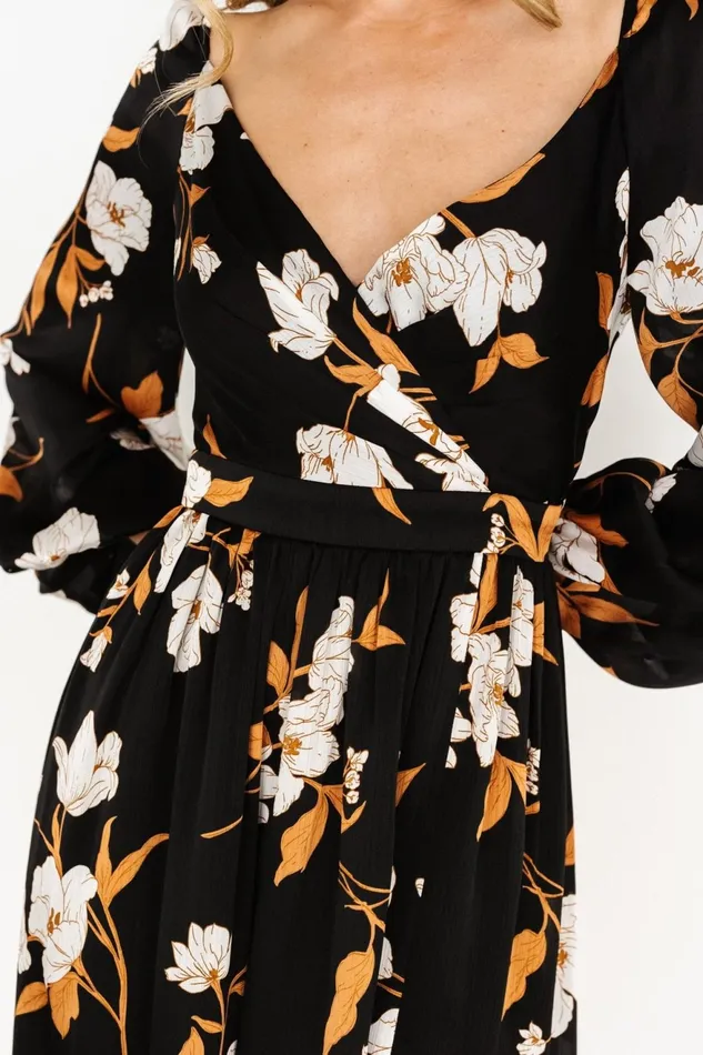 Women Maxi Dresses Baltic Born Tristan Maxi Dress Black Floral Women Maxi Dresses Baltic Born Tristan Maxi Dress Black Floral