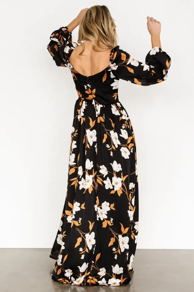 Women Maxi Dresses Baltic Born Tristan Maxi Dress Black Floral Women Maxi Dresses Baltic Born Tristan Maxi Dress Black Floral