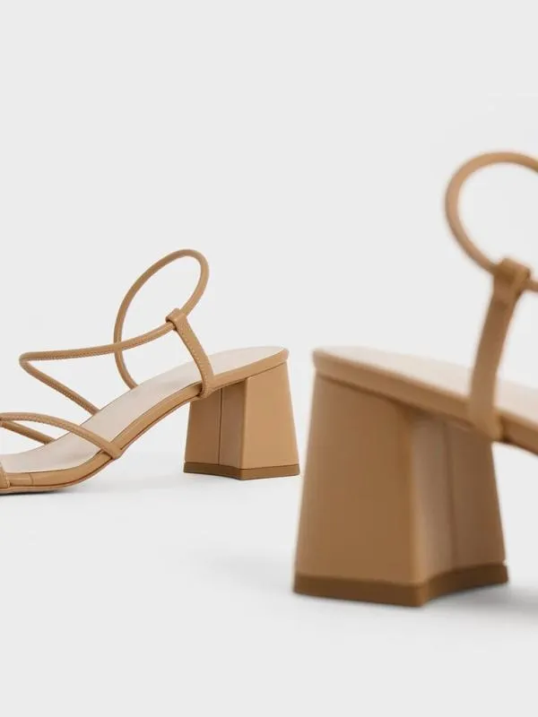 Women Meadow Strappy Block Heel Sandals 8211 Camel CHARLES and KEITH Heels Women Meadow Strappy Block Heel Sandals 8211 Camel CHARLES and KEITH Heels