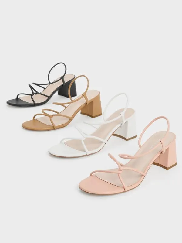 Women Meadow Strappy Block Heel Sandals 8211 Camel CHARLES and KEITH Heels Women Meadow Strappy Block Heel Sandals 8211 Camel CHARLES and KEITH Heels