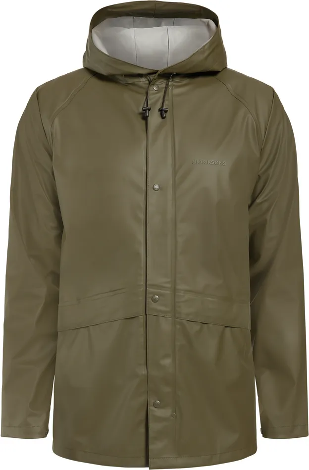 WomenMen Avon Unisex Jacket Galon Fog Green Didriksons Waterproof Jackets