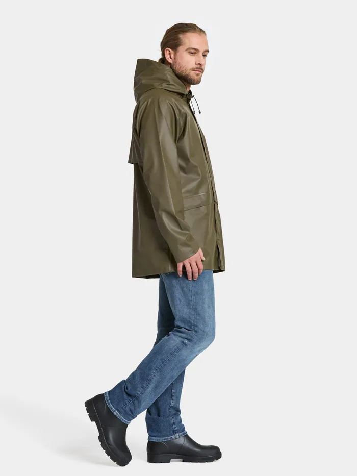 WomenMen Avon Unisex Jacket Galon Fog Green Didriksons Waterproof Jackets