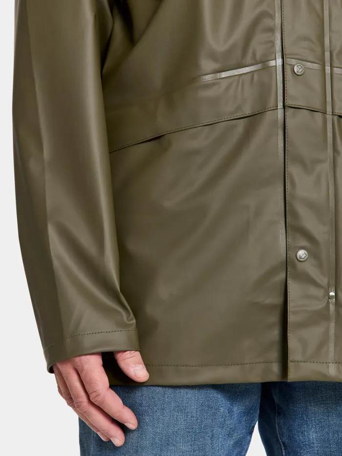 WomenMen Avon Unisex Jacket Galon Fog Green Didriksons Waterproof Jackets