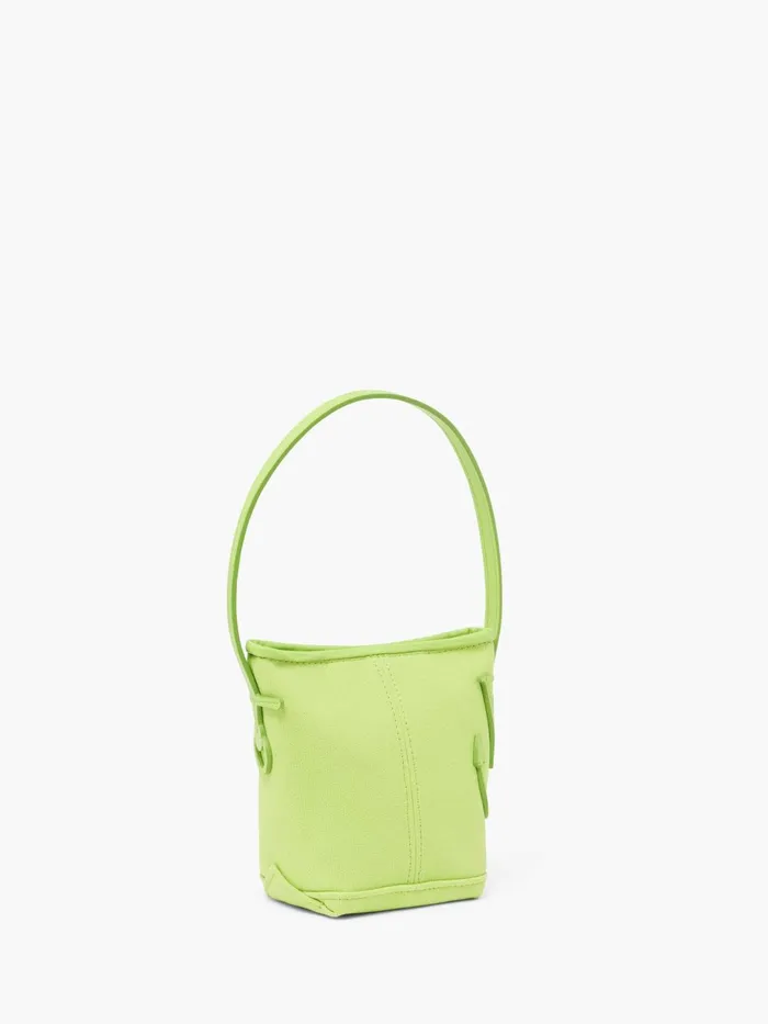 WomenMen Mini Bags and Clutches JW Anderson MINI ANCHOR HOBO 8211 COTTON CANVAS HANDLE BAG Lime WomenMen Mini Bags and Clutches JW Anderson MINI ANCHOR HOBO 8211 COTTON CANVAS HANDLE BAG Lime