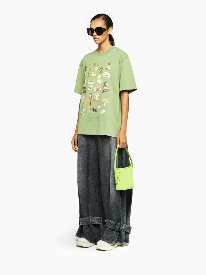 WomenMen Mini Bags and Clutches JW Anderson MINI ANCHOR HOBO 8211 COTTON CANVAS HANDLE BAG Lime WomenMen Mini Bags and Clutches JW Anderson MINI ANCHOR HOBO 8211 COTTON CANVAS HANDLE BAG Lime