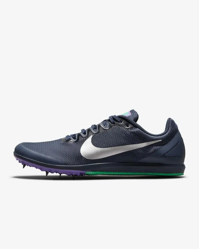 WomenMen Nike All Shoes Zoom Rival D 10 Obsidianwild Berryclear Emeraldmetallic Silver