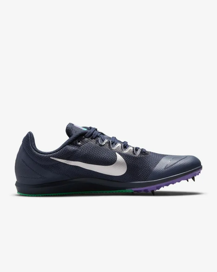 WomenMen Nike All Shoes Zoom Rival D 10 Obsidianwild Berryclear Emeraldmetallic Silver