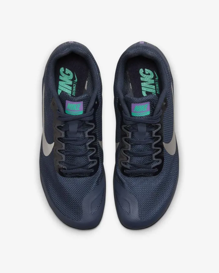 WomenMen Nike All Shoes Zoom Rival D 10 Obsidianwild Berryclear Emeraldmetallic Silver