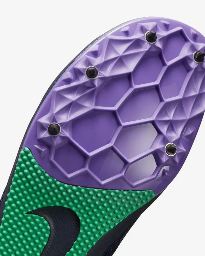 WomenMen Nike All Shoes Zoom Rival D 10 Obsidianwild Berryclear Emeraldmetallic Silver
