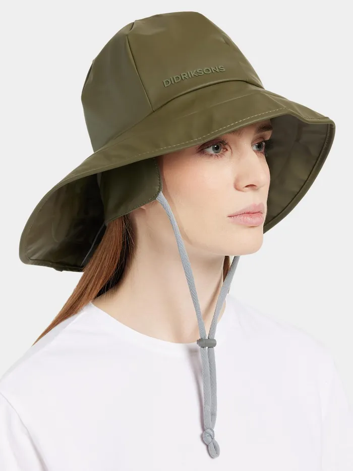 WomenMen Southwest Hat Galon Fog Green Didriksons Waterproof Hats